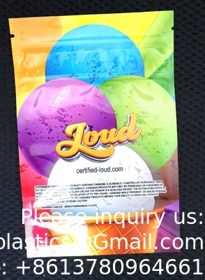 Zachte het Bewijstribune van de Aanrakingsgeur op Zakken Eetbare Verpakkings Veilig voor kinderen Gedrukt 3,5 Zakken van Douanemylar