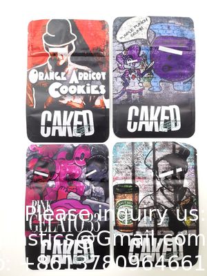 Zachte het Bewijstribune van de Aanrakingsgeur op Zakken Eetbare Verpakkings Veilig voor kinderen Gedrukt 3,5 Zakken van Douanemylar