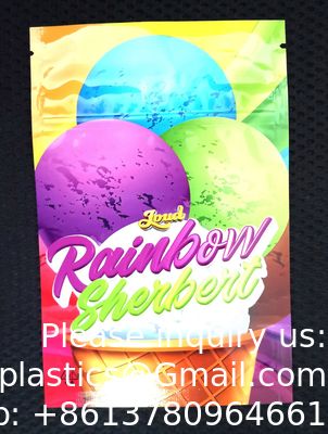 Zachte het Bewijstribune van de Aanrakingsgeur op Zakken Eetbare Verpakkings Veilig voor kinderen Gedrukt 3,5 Zakken van Douanemylar