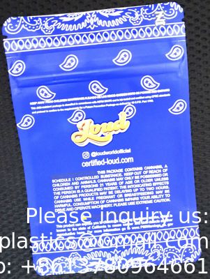 Zachte het Bewijstribune van de Aanrakingsgeur op Zakken Eetbare Verpakkings Veilig voor kinderen Gedrukt 3,5 Zakken van Douanemylar