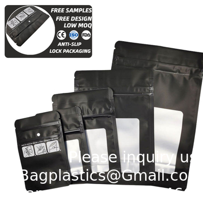 De tribune op de Weerstand Mylar van het Zakkind doet 3,5 Aangepaste Logo Smell Proof Mylar Bags-Mylar van het Ritssluitings Hoogste Zakken van 1 Gram in zakken