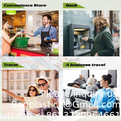Ongeldige tapezak, bewijszak, examen plastic veiligheidszakken Papieren verzending Transit Security Tamper Evident Bags