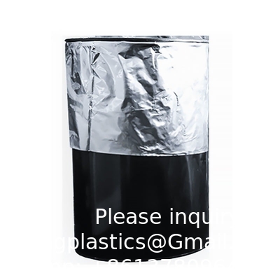 Flexible Round Bottom Gusset Aluminium Foil Plastic Bag Drum Liner Bags, Round Bottom, Square Bottom IBC Bag