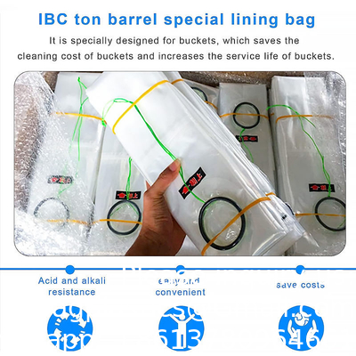 1000l Ibc-tankvoering Aangepaste Ibc-container Binnenzak van Pe-voering Ibc-voering 1000l 1400 l tonzak Bulkzak Sap