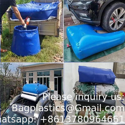 Aangepaste van de de Opslagcontainer van het Groottewater van het de Noodsituatie Zachte Tochtvrije Water Draagbare de Zaktank met hoge capaciteit