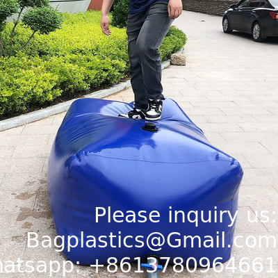 Aangepaste van de de Opslagcontainer van het Groottewater van het de Noodsituatie Zachte Tochtvrije Water Draagbare de Zaktank met hoge capaciteit