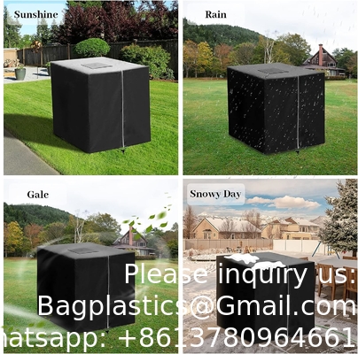 IBC Tote Cover Met Zipper, 275 Gallon 1000L Outdoor IBC Tote Zonnebril 210D Oxford Stof Cover Waterdicht Zonnebestendige