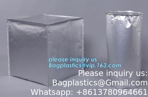 Fabriek Custom Round Bottom Aluminium Foil Liner Bags Voor Drum Liner Bag Customized Flexible hd liner drum 200 ltr