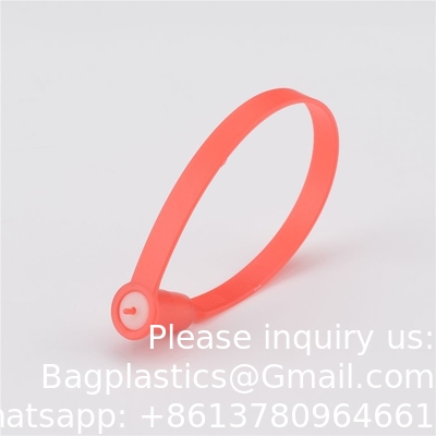 Plastic Truck Door Seal Veiligheidszegels Tamper proof Tite-Lock Veiligheidslabels Genummerd Veilig Eenmalig slot