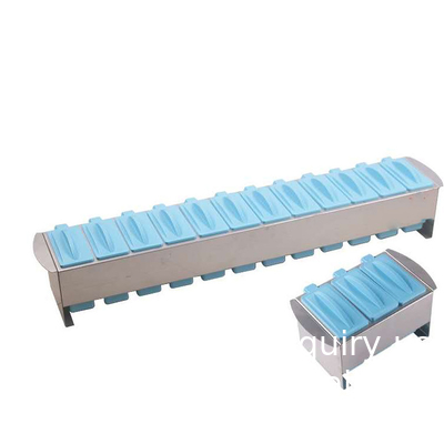 Patologische analyseapparatuur Glasglijbaan Verfrek Histologieweefsel Plastic Verfpot En Rack