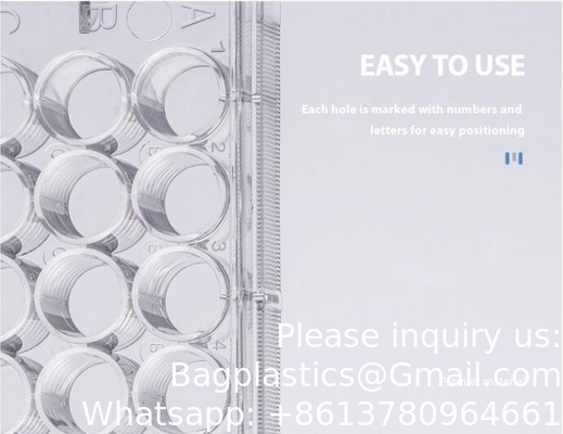 Plastic Sterile 4 6 12 24 48 96 384 Wells Weefselcultuur Plaat Cellencultuur Plaat Voor laboratorium Gratis monster Gratis verzending