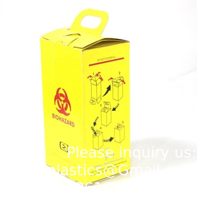 Medische wegwerppapier 5L naaldpapier, eenmalig, scherp, container voor eenmalig gebruik, eenmalig voor eenmalig gebruik