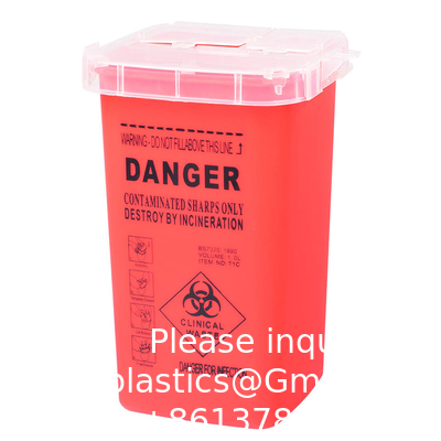 Medische wegwerppapier 5L naaldpapier, eenmalig, scherp, container voor eenmalig gebruik, eenmalig voor eenmalig gebruik