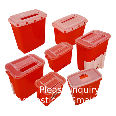 Op maat gemaakte steriele injectiespuit voor eenmalig gebruik Veiligheidsdoos Container Naald Plastic injectiespuit Scherpen Biologische containers Veilig Scherp container