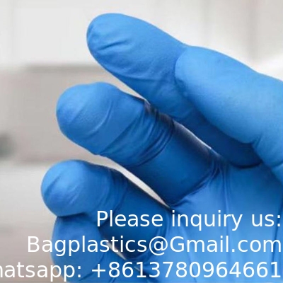 Blauwe handschoenen Goedkope nitrilhandschoenen Fabrikanten Groene nitrilhandschoenen Industrie Chemisch resistent Voedingsmiddelen