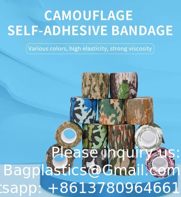 Groothandel Sport Spier Kinesiologie Tape Medisch Trauma Dressing Nood Tactische Eerste Hulp Elastiek Israëlisch Verband