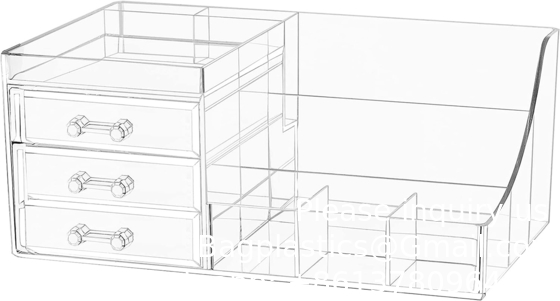 Duidelijke containers voor het organiseren van 7 laden stapelbare kast badkamer organisatoren en opslag juwelen haar accessoires