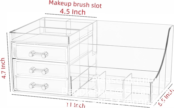 Duidelijke containers voor het organiseren van 7 laden stapelbare kast badkamer organisatoren en opslag juwelen haar accessoires