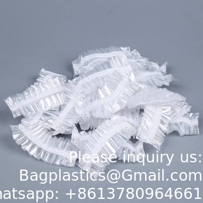 Eenmalige douchepet 21&quot; verdikkend elastisch helder badkappel Salon Hotel Reisend Plastic PE douchepetten