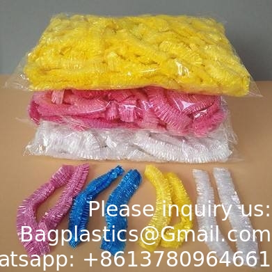 Eenmalige douchepet 21&quot; verdikkend elastisch helder badkappel Salon Hotel Reisend Plastic PE douchepetten