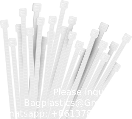 Zip Ties Heavy Duty 8 Inch, Premium Plastic Draad Ties Met Treksterkte, Zelfvergrendelend Zwart Nylon Tie Wrap