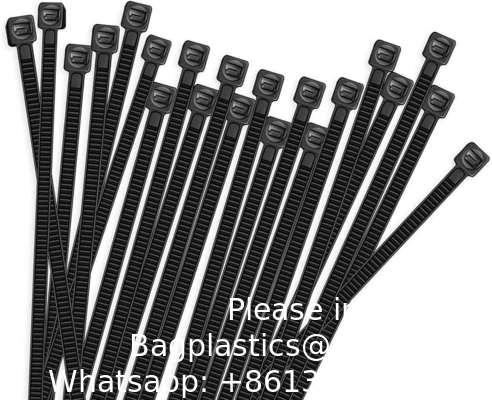 Zip Ties Heavy Duty 8 Inch, Premium Plastic Draad Ties Met Treksterkte, Zelfvergrendelend Zwart Nylon Tie Wrap