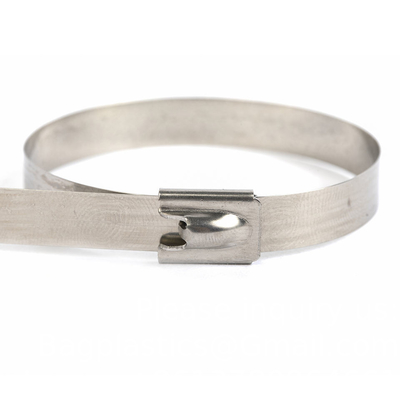 Roestvrij staal kabelband metalen kabel zip banden 304 roestvrij staal multifunctionele zware taak zelfvergrendelende kabelbanden