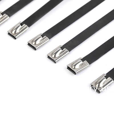 Roestvrij staal kabelband metalen kabel zip banden 304 roestvrij staal multifunctionele zware taak zelfvergrendelende kabelbanden