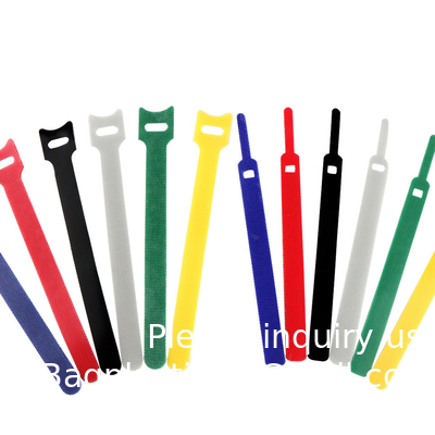 Kleurrijke velcro stropdassen, herbruikbare bevestigingskabelstropdassen, microfiberstof 6-inch hook loop kabelstropdassen Velcrs12mm*150mm