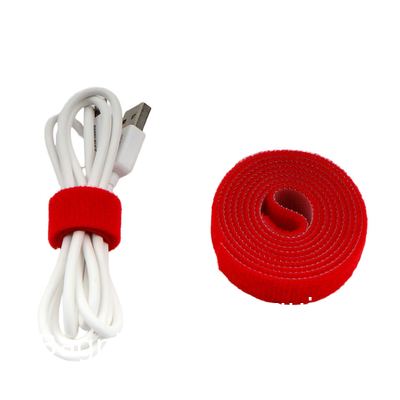 Kleurrijke velcro stropdassen, herbruikbare bevestigingskabelstropdassen, microfiberstof 6-inch hook loop kabelstropdassen Velcrs12mm*150mm