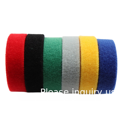 Kleurrijke velcro stropdassen, herbruikbare bevestigingskabelstropdassen, microfiberstof 6-inch hook loop kabelstropdassen Velcrs12mm*150mm