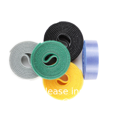 Kleurrijke velcro stropdassen, herbruikbare bevestigingskabelstropdassen, microfiberstof 6-inch hook loop kabelstropdassen Velcrs12mm*150mm