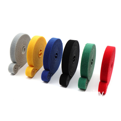Kleurrijke velcro stropdassen, herbruikbare bevestigingskabelstropdassen, microfiberstof 6-inch hook loop kabelstropdassen Velcrs12mm*150mm