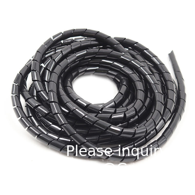 Flexible Spiral Tube Wrap Cable Management Sleeve Computer Draad Beheer Kabel 3 Meter Lengte Zwart