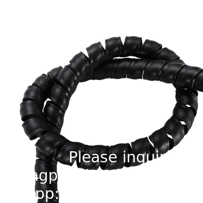 Flexible Spiral Tube Wrap Cable Management Sleeve Computer Draad Beheer Kabel 3 Meter Lengte Zwart