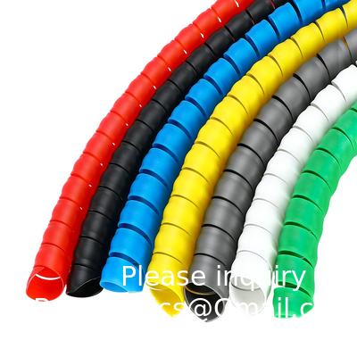 Flexible Spiral Tube Wrap Cable Management Sleeve Computer Draad Beheer Kabel 3 Meter Lengte Zwart