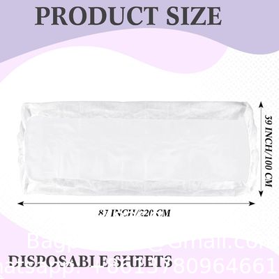 Eenmalig beddoek niet-geweven beddoek eenmalig PP-beddoek niet-geweven met elastisch bedband