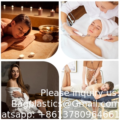 Eenmalige massagetafelbedden, spabedden, ademend massagetafelbeschermingsdoek van niet-geweven stof