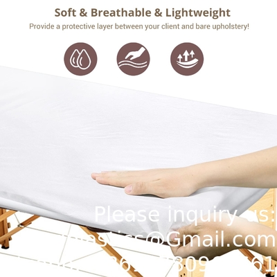 Eenmalige massagetafelbedden, spabedden, ademend massagetafelbeschermingsdoek van niet-geweven stof
