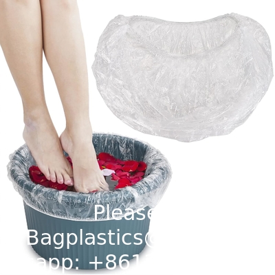 Wegwerpvoetverzorging Spa-liners, Duidelijk Plastic eenmalig gebruik Voet Spa-liners, Wegwerpvoetbad Liner One-Off Voetbad
