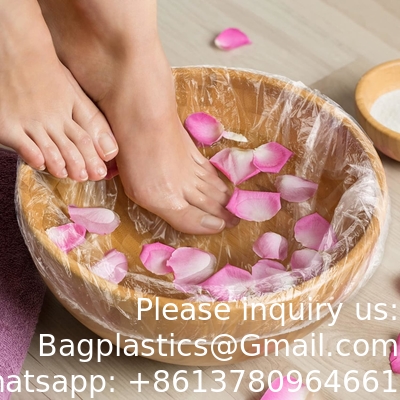 Wegwerpvoetverzorging Spa-liners, Duidelijk Plastic eenmalig gebruik Voet Spa-liners, Wegwerpvoetbad Liner One-Off Voetbad
