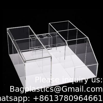 Schoonheidsorganisator, Display Rack Organisator, Clear Makeup Organisator, Oogvelverlenging Voorzieningen opslag Display Box