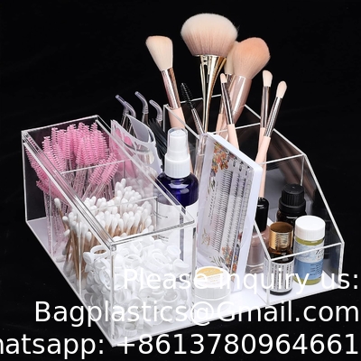 Schoonheidsorganisator, Display Rack Organisator, Clear Makeup Organisator, Oogvelverlenging Voorzieningen opslag Display Box