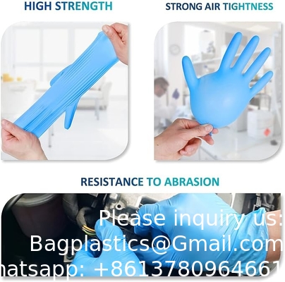 Nitrilhandschoenen, 4mil-100 tel, wegwerphandschoenen Latexvrij, wegwerphandschoenen voor huishouden, voedselveilig