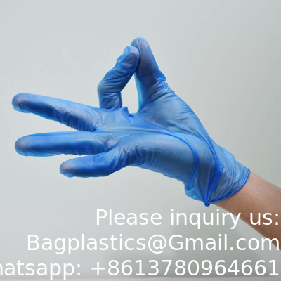 Eenmalige vinyl-examenhandschoenen Groothandel poedervrije vinylhandschoenen voor de voeding PVC-handschoenen voor het reinigen