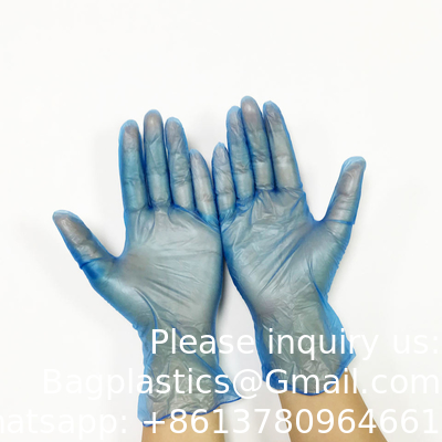 Eenmalige vinyl-examenhandschoenen Groothandel poedervrije vinylhandschoenen voor de voeding PVC-handschoenen voor het reinigen