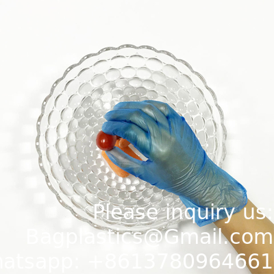 Eenmalige vinyl-examenhandschoenen Groothandel poedervrije vinylhandschoenen voor de voeding PVC-handschoenen voor het reinigen