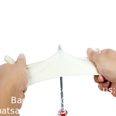 Middelgrote 3,5 g 4,5 g 5,5 g 6,5 g poedervrije handschoenen Latex Groothandel Wegwerphandschoenen