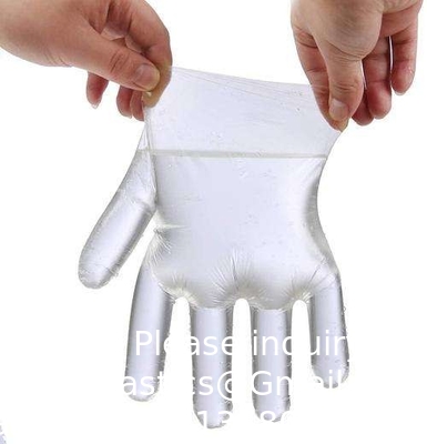Groothandel CPE TPE LDPE HDPE Polyhandschoenen voor veelzijdige voeding Huishoudelijk werk Schoonmaak Doorzichtig Blauw Of Elke Kleur
