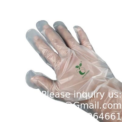100% composteerbare handschoenen, cornstarchgloves, foodservice wegwerphandschoenen, foodprep kookhandschoenen, milieuvriendelijk